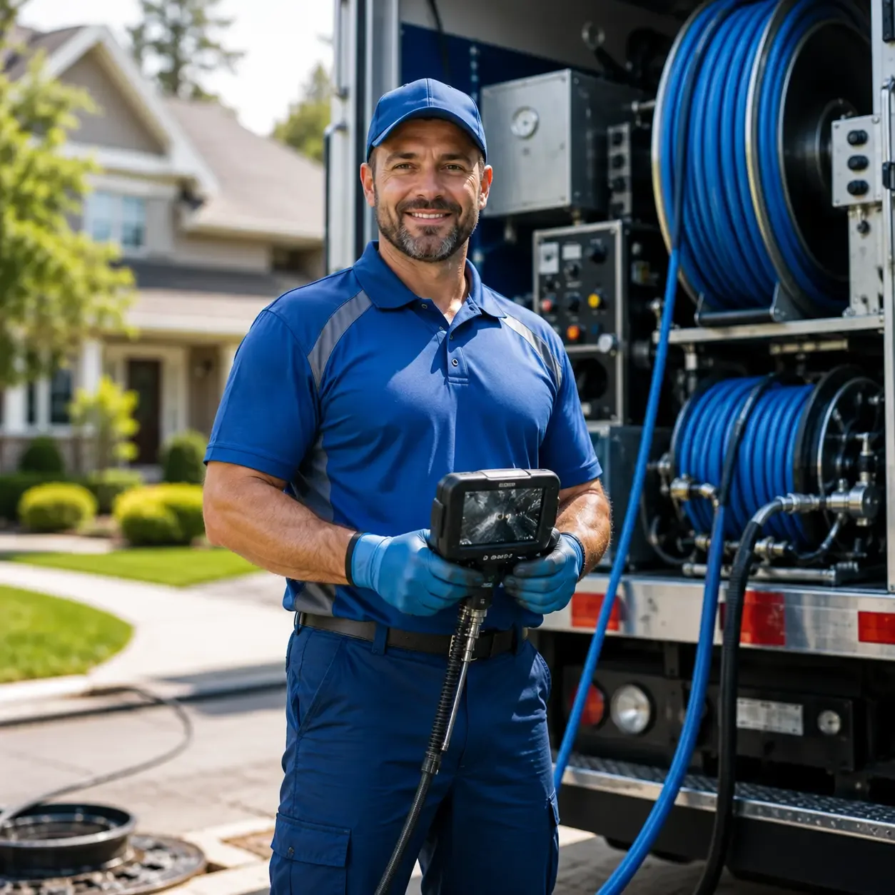 Local outdoor drain cleaning specialists in Wales Center, NY